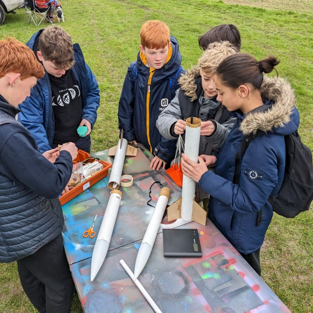 Etnol Rockets Westcliff High School for Boys - Year 8 & 9 UKROC Rocket Testing